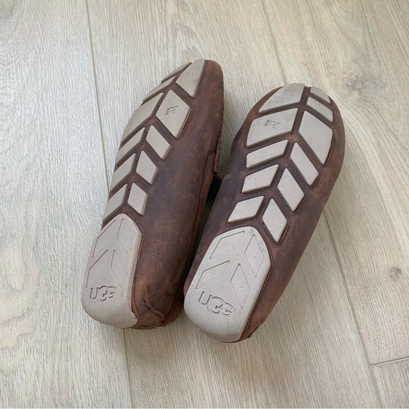 UGG ENERG Henrick leather driving slip on loafers size 11.5 EUC - Picture 5 of 5